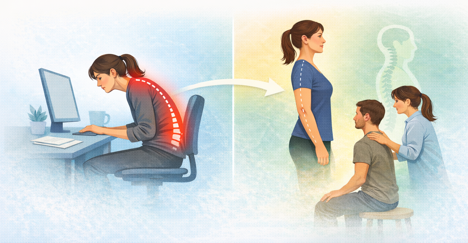 How Poor Posture Habits Cause Lower Back Pain